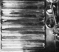 Luna-24 Core Sample Spread Out