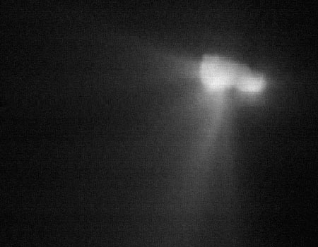 Nucleus of Halley's comet from Vega-2
