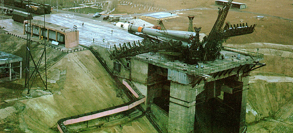 Baikonur launch pad