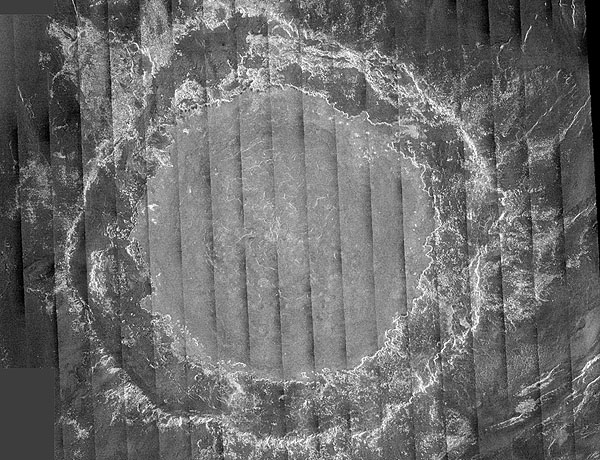 Magellan Image of Crater Mead